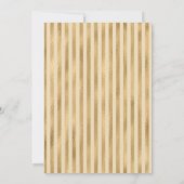 Gold-Brautparty Einladung (Rückseite)