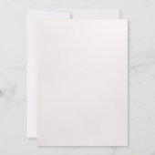 Gold-Brautparty Einladung (Rückseite)