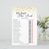 Gold Brautparty Game (Stehend Vorderseite)