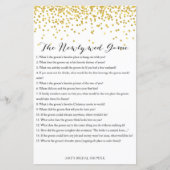 Gold Brautparty Game - Neues Spiel (Vorderseite)