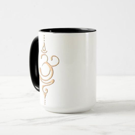 Gold Breathe Tasse (Vorderseite Links)
