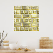 Gold Brick Poster (Küche)