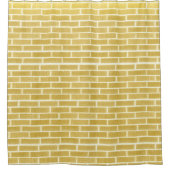 Gold Bricks Duschvorhang (Vorderseite)