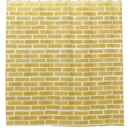 Gold Bricks Duschvorhang (Vorderseite)