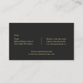 Gold Bridge Business Card Visitenkarte (Rückseite)