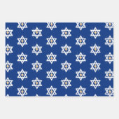 Gold Bright Shining Star von David Hannukah Geschenkpapier Set (Vorderseite)