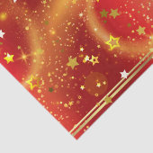 Gold bringt Glitzern und Rotlicht Seidenpapier (Ausschnitt)