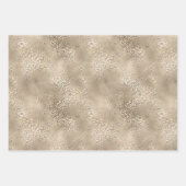 Gold Bronze Leopard Print Geschenkpapier Set (Vorderseite 2)