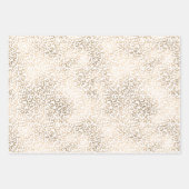 Gold Bronze Leopard Print Geschenkpapier Set (Vorderseite)