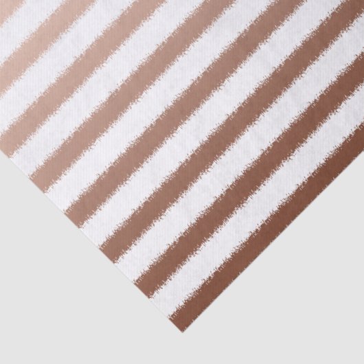 Gold Bronze Ombre Streifen Seidenpapier (Detail)