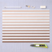 Gold Bronze Ombre Streifen Seidenpapier (Handwerk)