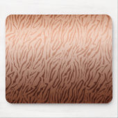 Gold Bronze Ombre Tiger Print Mousepad (Vorne)