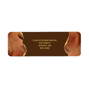 Gold Brown Agate