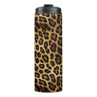 Gold Brown Black Leopard Animal Print