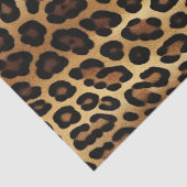 Gold Brown Black Leopard Print Seidenpapier (Detail)