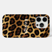 Gold Brown Leopard Animal Print Case-Mate iPhone Hülle (Rückseite (Horizontal))