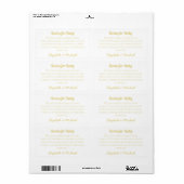 Gold-Bücher für Babybuchdusche Einladung (Vorne)