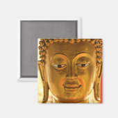 Gold Buddha Head Magnet (Vorderseite/Rückseite)