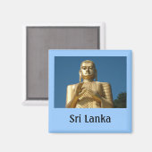 Gold Buddha Image Magnet (Vorderseite/Rückseite)