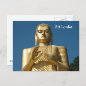 Gold Buddha Image Postkarte (Vorne/Hinten)