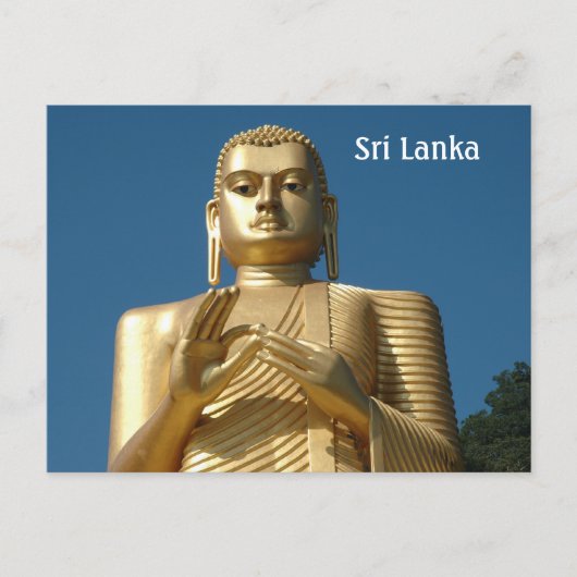 Gold Buddha Image Postkarte (Vorderseite)