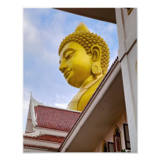 Gold Buddha in Thailand Fotodruck (Vorne)