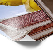 Gold Buddha in Thailand Fotodruck (Ecke)