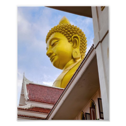 Gold Buddha in Thailand Fotodruck (Vorne)