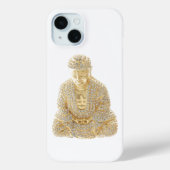Gold Buddha Kristall Case-Mate iPhone Hülle (Rückseite)