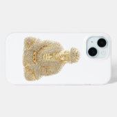 Gold Buddha Kristall Case-Mate iPhone Hülle (Rückseite (Horizontal))