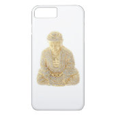 Gold Buddha Kristall Case-Mate iPhone Hülle (Rückseite)