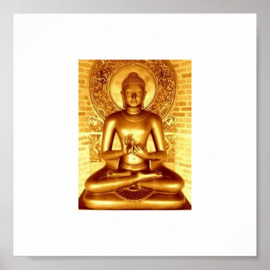 Gold Buddha Poster (Vorne)