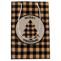 Gold Buffalo Karierter Weihnachtsbaum