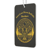 Gold Buffalo steht majestätisch in der Natur Autolufterfrischer (Links)