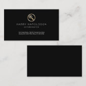 Gold Bug Icon Zuhause Exterminator Business Card Visitenkarte (Vorne/Hinten)