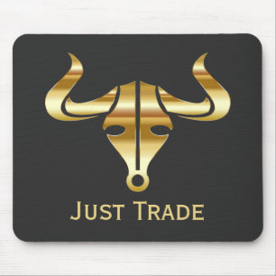 Gold Bulle Just Trade Mousepad