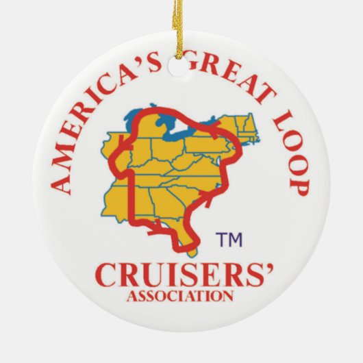 Gold Burgee (2020) Keramik Ornament (Hinten)