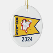 Gold Burgee (2024) Keramik Ornament (Rechts)