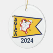 Gold Burgee (2024) Keramik Ornament (Links)