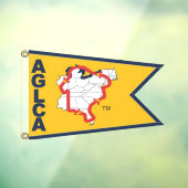 Gold Burgee Window Clying Fensteraufkleber (Blatt 3)