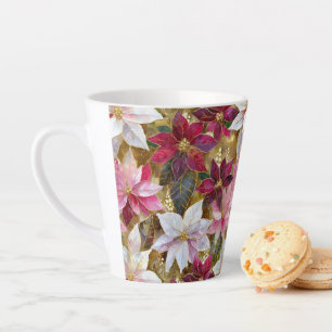 Gold Burgund Weinbronze Rosa Rot Weiß Weihnachtsst Milchtasse