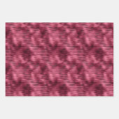 Gold Burgundy Green Glitzer Glam Geschenkpapier Set (Vorderseite 2)