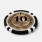 Gold Business 10th Anniversary Pokerchips (Einzeln)