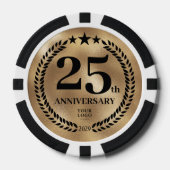 Gold Business 25th Anniversary Pokerchips (Vorderseite)