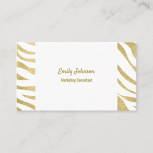 Gold-Business-Card für anspruchsvolle Style Soluti Visitenkarte