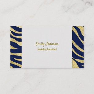 Gold-Business-Card für anspruchsvolle Style Soluti Visitenkarte