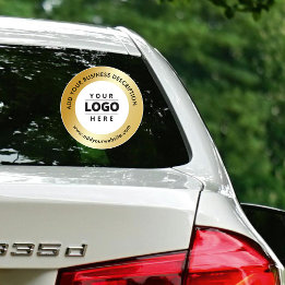 Gold Business Logo Website Auto Fenster Aufkleber