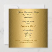 Gold Business Meeting - Einladung zur Änderung des (Rückseite)
