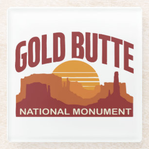 Gold Butte National Monument Nevada Wüste Glasuntersetzer