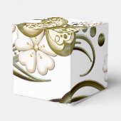 Gold Butterfells Floral Heart Fevor Box Geschenkschachtel (Rückseite)